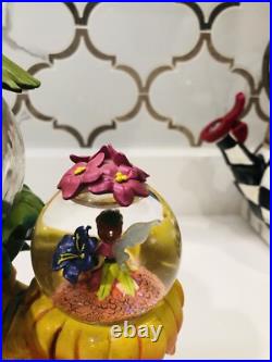 Disney Fairies Pixie Hollow 3 Globe Tinkerbell Musical Snowglobe