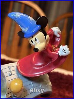 Disney Fantasia Mickey Mouse Sorcerer's Apprentice Snow Globe Limited Addition