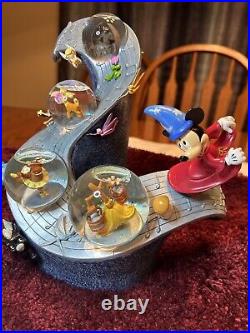Disney Fantasia Mickey Mouse Sorcerer's Apprentice Snow Globe Limited Addition