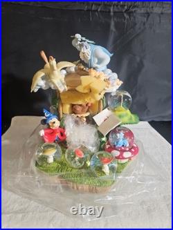 Disney Fantasia Snow Globe Music Box with light rare