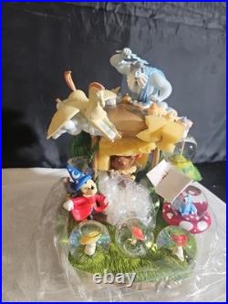 Disney Fantasia Snow Globe Music Box with light rare