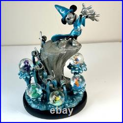 Disney Fantasia Sorcerer Mickey Multi Snow Globe Figurine Large Display Piece