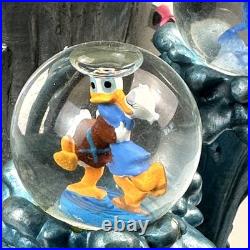 Disney Fantasia Sorcerer Mickey Multi Snow Globe Figurine Large Display Piece