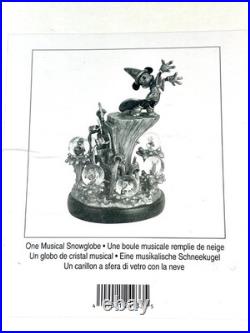 Disney Fantasia Sorcerer Mickey Multi Snow Globe Figurine Large Display Piece