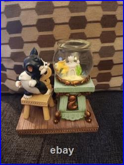 Disney Figaro & Cleo From Pinocchio Snow Globe Water Globe Hard To Find! Rare