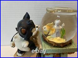 Disney Figaro & Cleo From Pinocchio Snow Globe Water Globe Hard To Find Rare Disney Figaro & Cleo From Pinocchio Snow Globe Water Globe Hard To Find Rare