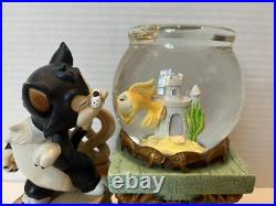 Disney Figaro & Cleo From Pinocchio Snow Globe Water Globe Hard To Find Rare Disney Figaro & Cleo From Pinocchio Snow Globe Water Globe Hard To Find Rare