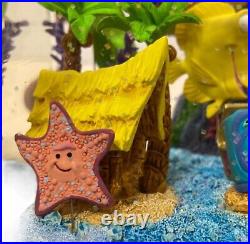 Disney Finding Nemo Aquarium Fish Tank Snow Globe Music Tiny Bubbles Gill Peach