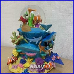 Disney Finding Nemo Snow Globe With Orgel Pixar Toy Hobby Charator Goods Used