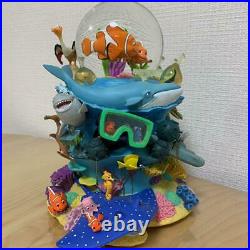 Disney Finding Nemo Snow Globe With Orgel Pixar Toy Hobby Charator Goods Used