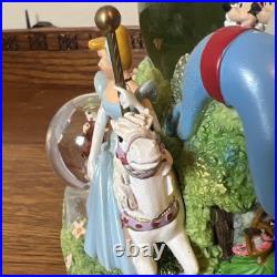 Disney Four Parks One World Monorail Musical Snow Globe Plays Zip-a-dee-doo-dah