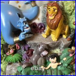 Disney Four Parks One World Monorail Musical Snow Globe Plays Zip-a-dee-doo-dah