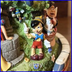 Disney Four Parks One World Monorail Musical Snow Globe Plays Zip-a-dee-doo-dah