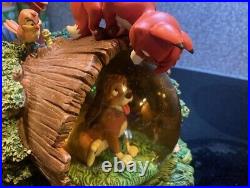 Disney Fox and Hound Musical Snow Globe