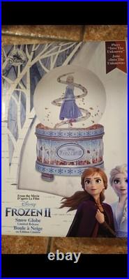 Disney Frozen 2 Elsa Snow Globe Limited Edition New In Box Never Opened Disney Frozen 2 Elsa Snow Globe Limited Edition New In Box Never Opened