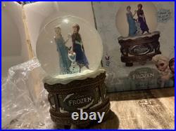 Disney Frozen Anna Elsa Olaf Musical Snow globe snowglobe