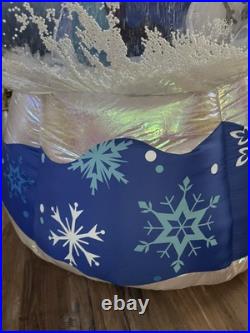 Disney Frozen GEMMY 6' Ft Inflatable Snow Globe Photorealistic Elsa Olaf Anna