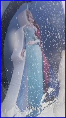 Disney Frozen GEMMY Inflatable Snow Globe Christmas Photorealistic Elsa Olaf