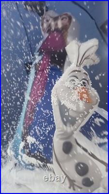 Disney Frozen GEMMY Inflatable Snow Globe Christmas Photorealistic Elsa Olaf