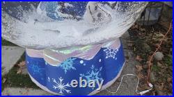 Disney Frozen GEMMY Inflatable Snow Globe Christmas Photorealistic Elsa Olaf