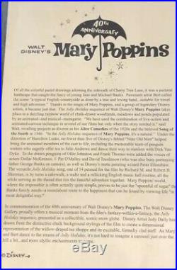 Disney Gallery 40th Anniversary Mary Poppins Snow globe By Jody Daily (Rare)