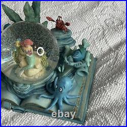 Disney Hallmark 2012 Wonders Within Collection Little Mermaid Snow Globe Ariel
