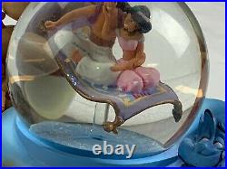 Disney Hallmark Aladdin Wonders Within 2014 Snow Water Globe RARE