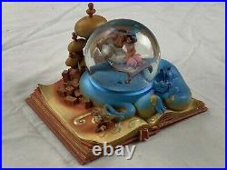 Disney Hallmark Aladdin Wonders Within 2014 Snow Water Globe RARE