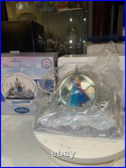 Disney Hallmark Frozen Wonders Within & Disney Store Frozen Musical Snowglobes