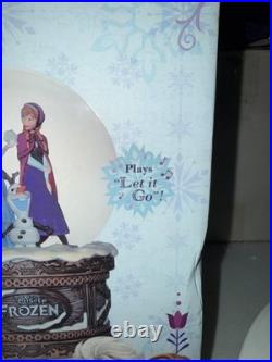 Disney Hallmark Frozen Wonders Within & Disney Store Frozen Musical Snowglobes