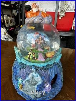Disney Hercules Megara Hades Musical Snow Globe I WON'T SAY Tested/Works