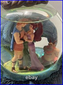 Disney Hercules Megara Hades Musical Snow Globe I WON'T SAY Tested/Works