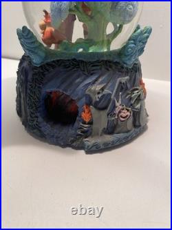 Disney Hercules Megara Hades Musical Snow Globe I WON'T SAY Tested/Works