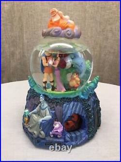 Disney Hercules Megara Hades Musical Snow Globe I Won't Say Rotating Base