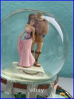 Disney Hercules Megara Meg I won't say music box Snow Globe Works READ Disney Hercules Megara Meg I won't say music box Snow Globe Works READ