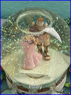 Disney Hercules Megara Meg I won't say music box Snow Globe Works READ Disney Hercules Megara Meg I won't say music box Snow Globe Works READ