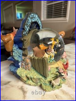 Disney Home On The Range Little Patch Of Heaven Cows Musical Snow Globe 2004