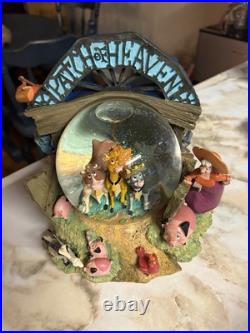 Disney Home On The Range Little Patch Of Heaven Cows Musical Snow Globe 2004
