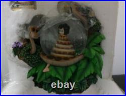 Disney Jungle Book Mowgli And Kaa Snow Globe Extremely Rare & Retired Vintage