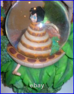 Disney Jungle Book Mowgli And Kaa Snow Globe Extremely Rare & Retired Vintage