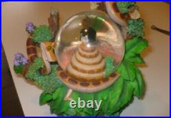 Disney Jungle Book Mowgli And Kaa Snow Globe Extremely Rare & Retired Vintage