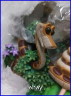 Disney Jungle Book Mowgli And Kaa Snow Globe Extremely Rare & Retired Vintage