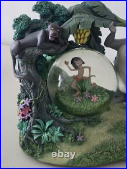Disney Jungle Book Rotating Musical Snow Globe Baloo Mowgli Bagheera Works