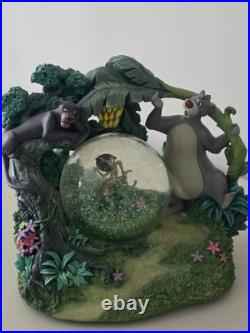 Disney Jungle Book Rotating Musical Snow Globe Baloo Mowgli Bagheera Works