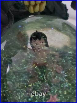 Disney Jungle Book Rotating Musical Snow Globe Baloo Mowgli Bagheera Works