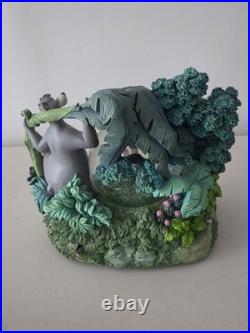 Disney Jungle Book Rotating Musical Snow Globe Baloo Mowgli Bagheera Works