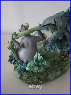 Disney Jungle Book Rotating Musical Snow Globe Baloo Mowgli Bagheera Works
