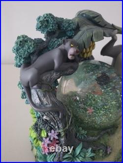 Disney Jungle Book Rotating Musical Snow Globe Baloo Mowgli Bagheera Works