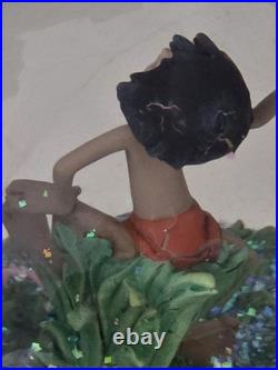 Disney Jungle Book Rotating Musical Snow Globe Baloo Mowgli Bagheera Works
