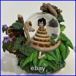Disney Jungle Book Snow Globe Tested Bare Necessities Hypnotizing Kaa & Mowgli